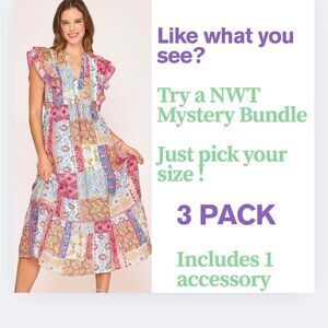3 PACK MYSTERY BUNDLE NWT